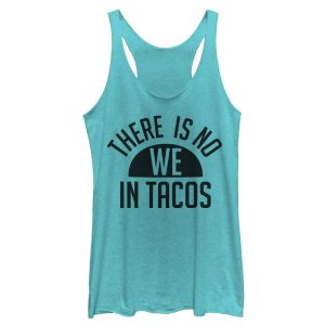 Women_s CHIN UP No We in Tacos Racerback Tank Top