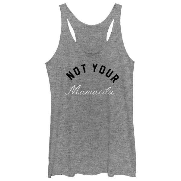 Women_s CHIN UP Not Your Mamacita Racerback Tank Top