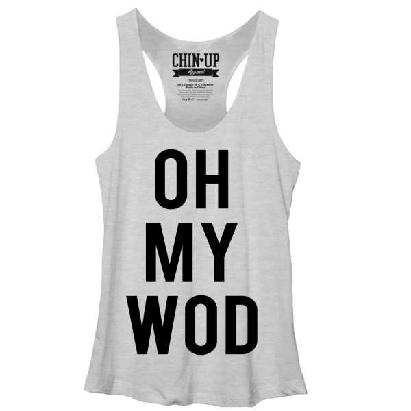 Women_s CHIN UP Oh My Wod Racerback Tank Top