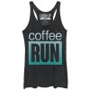 Women_s CHIN UP On a Coffee Run Racerback Tank Top