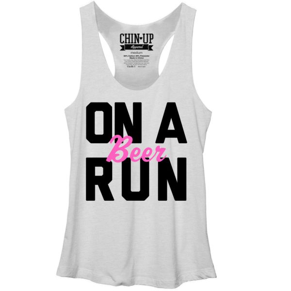 Women_s CHIN UP On a Run Racerback Tank Top