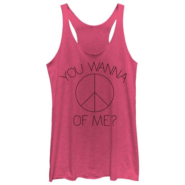 Women_s CHIN UP Peace Of Me Racerback Tank Top