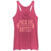 Women_s CHIN UP Pick Up Artist Racerback Tank Top