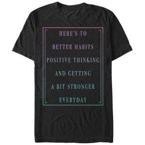 Women_s CHIN UP Positive Thinking Boyfriend Tee