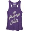 Women_s CHIN UP Push-ups and Curls Racerback Tank Top