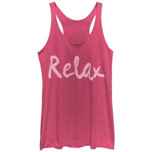 Women_s CHIN UP Relax Racerback Tank Top