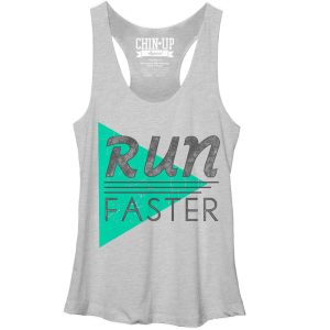 Women_s CHIN UP Run Faster Racerback Tank Top