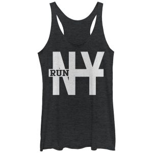 Women_s CHIN UP Run New York Racerback Tank Top