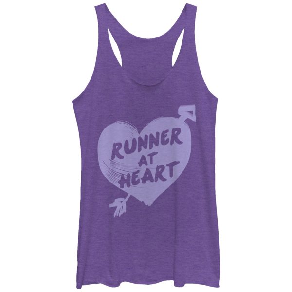 Women_s CHIN UP Runner at Heart Racerback Tank Top