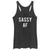 Women_s CHIN UP Sassy AF Racerback Tank Top