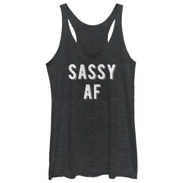 Women_s CHIN UP Sassy AF Racerback Tank Top