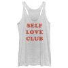 Women_s CHIN UP Self Love Club Racerback Tank Top
