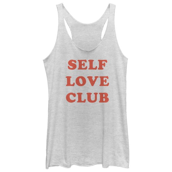 Women_s CHIN UP Self Love Club Racerback Tank Top