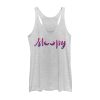 Women_s CHIN UP Sleepy Face Racerback Tank Top