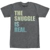 Women_s CHIN UP Snuggle Real Boyfriend Tee