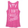 Women_s CHIN UP Sparkle Racerback Tank Top_3518