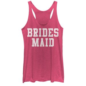 Women_s CHIN UP Sporty Bridesmaid Racerback Tank Top