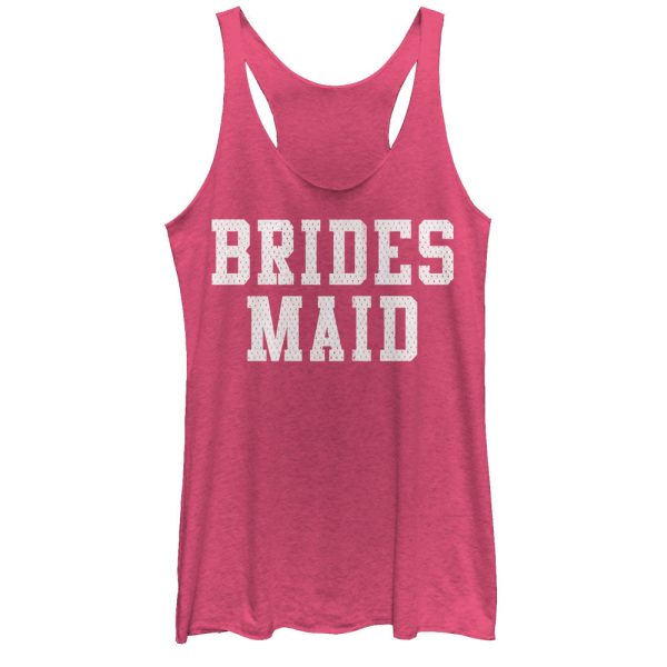 Women_s CHIN UP Sporty Bridesmaid Racerback Tank Top