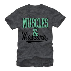 Women_s CHIN UP Sporty Muscles and Mascara Boyfriend Tee