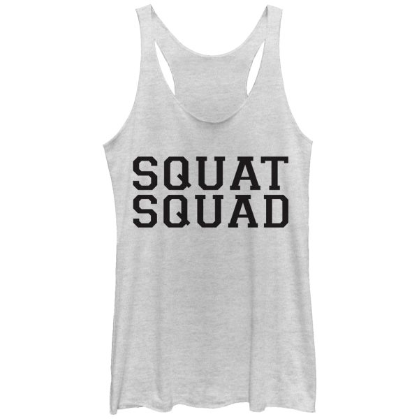 Women_s CHIN UP Squat Squad Racerback Tank Top