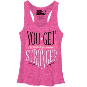 Women_s CHIN UP Stronger Racerback Tank Top