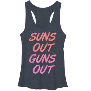 Women_s CHIN UP Sun_s Out Guns Out Racerback Tank Top