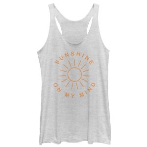 Women_s CHIN UP Sunshine On My Mind Racerback Tank ToP