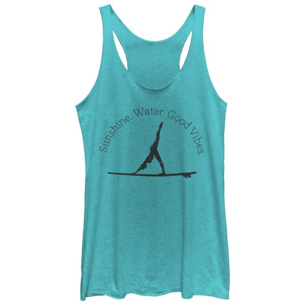 Women_s CHIN UP Sunshine Water Yoga Racerback Tank Top