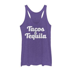 Women_s CHIN UP Taco Tequila Racerback Tank Top