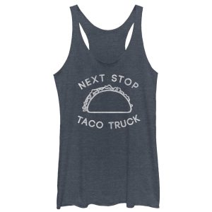 Women_s CHIN UP Taco Truck Stop Racerback Tank Top