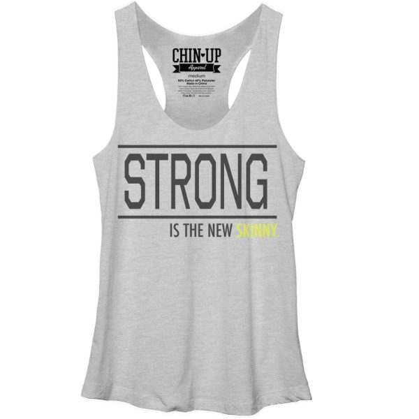 Women_s CHIN UP The New Skinny Racerback Tank Top