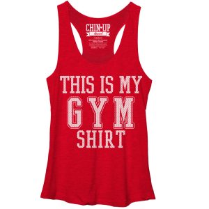 Women_s CHIN UP This is My Shirt Racerback Tank Top