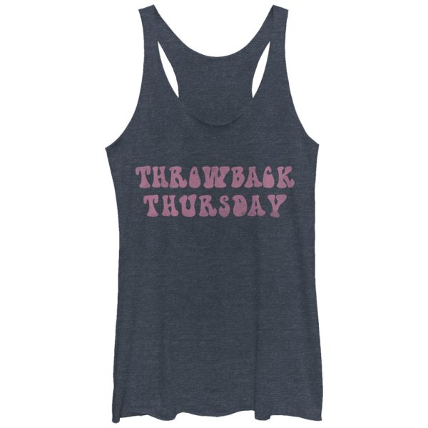 Women_s CHIN UP Throwback Thursday Racerback Tank Top