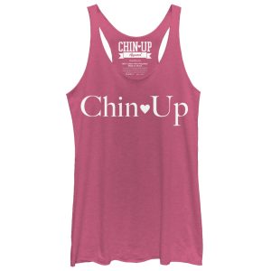 Women_s CHIN UP Timeless Logo Racerback Tank Top