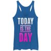 Women_s CHIN UP Today is the Day Racerback Tank Top