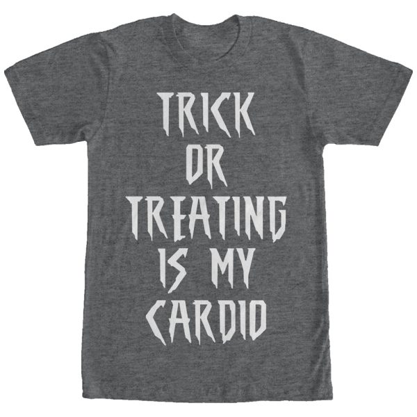 Women_s CHIN UP Trick or Treating is my Cardio Boyfriend Tee