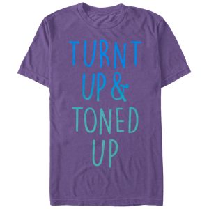 Women_s CHIN UP Turnt Up and Toned Up Boyfriend Tee