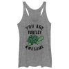 Women_s CHIN UP Turtley Awesome Racerback Tank Top