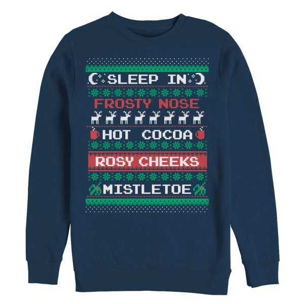 Women_s CHIN UP Ugly Christmas Checklist Sweatshirt