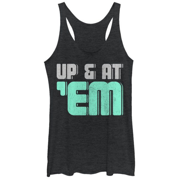 Women_s CHIN UP Up and At Em Racerback Tank Top