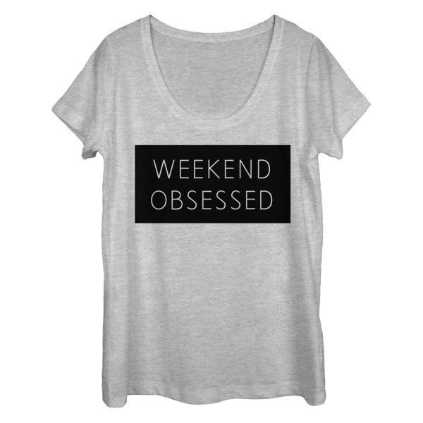 Women_s CHIN UP Weekend Obsessed Scoop Neck