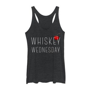 Women_s CHIN UP Whiskey Wednesday Racerback Tank Top