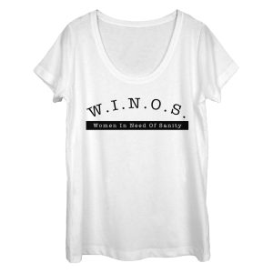 Women_s CHIN UP Winos Help Scoop Neck