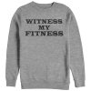 Women_s CHIN UP Witness My Fitness Sweatshirt