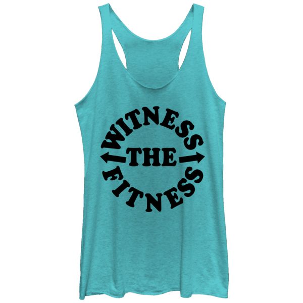 Women_s CHIN UP Witness the Fitness Racerback Tank Top