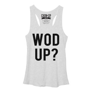 Women_s CHIN UP Wod Up Racerback Tank Top