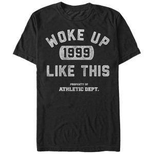 Women_s CHIN UP Woke Up Like This 1999 Boyfriend Tee