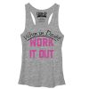 Women_s CHIN UP Work it Out Racerback Tank Top