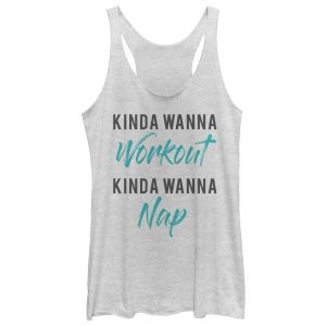 Women_s CHIN UP Workout or Nap Racerback Tank Top