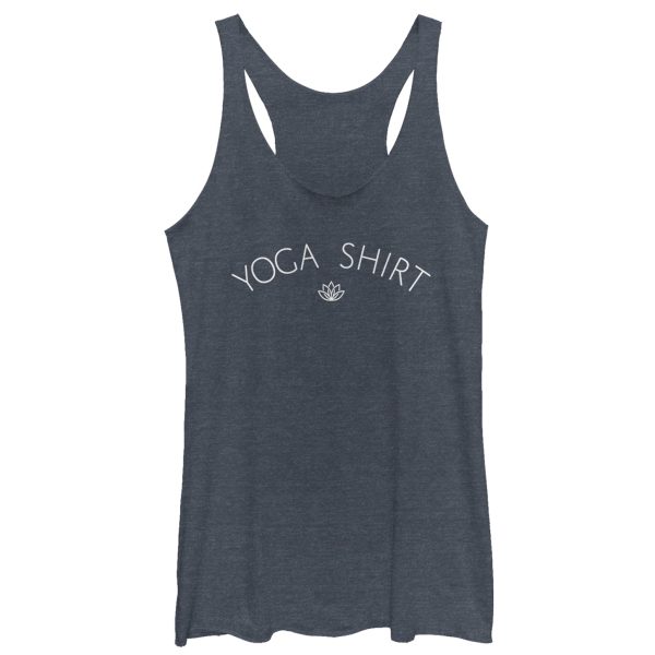 Women_s CHIN UP Yoga Shirt Lotus Racerback Tank Top